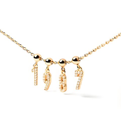 (image for) Angel Number Bracelet Gold Silver