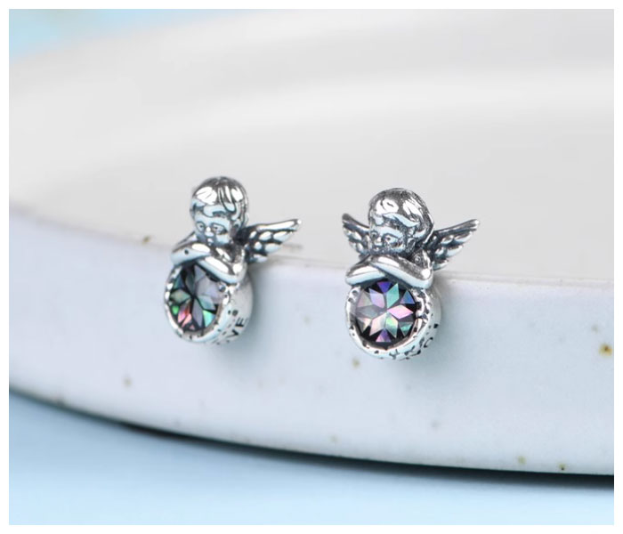 Baby Angel Stud Earrings