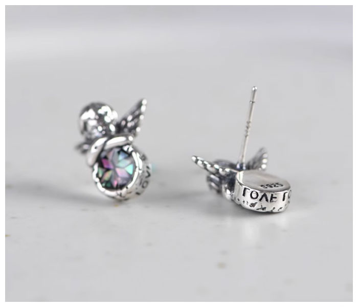 Baby Angel Stud Earrings