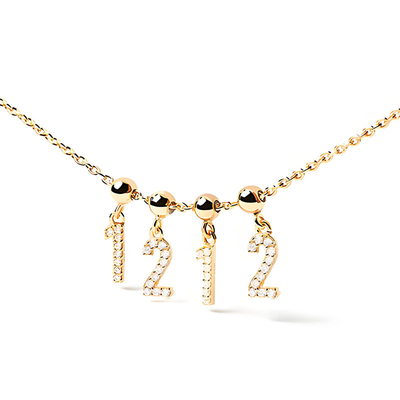 1212 Angel Number Necklace (image for) 1212 Angel Number Necklace