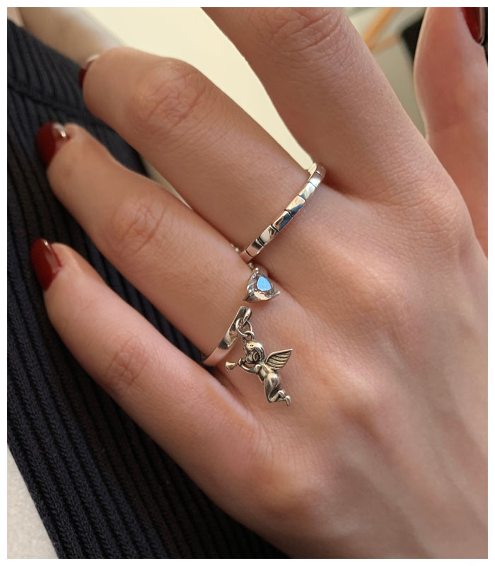 Diamond Angel Ring