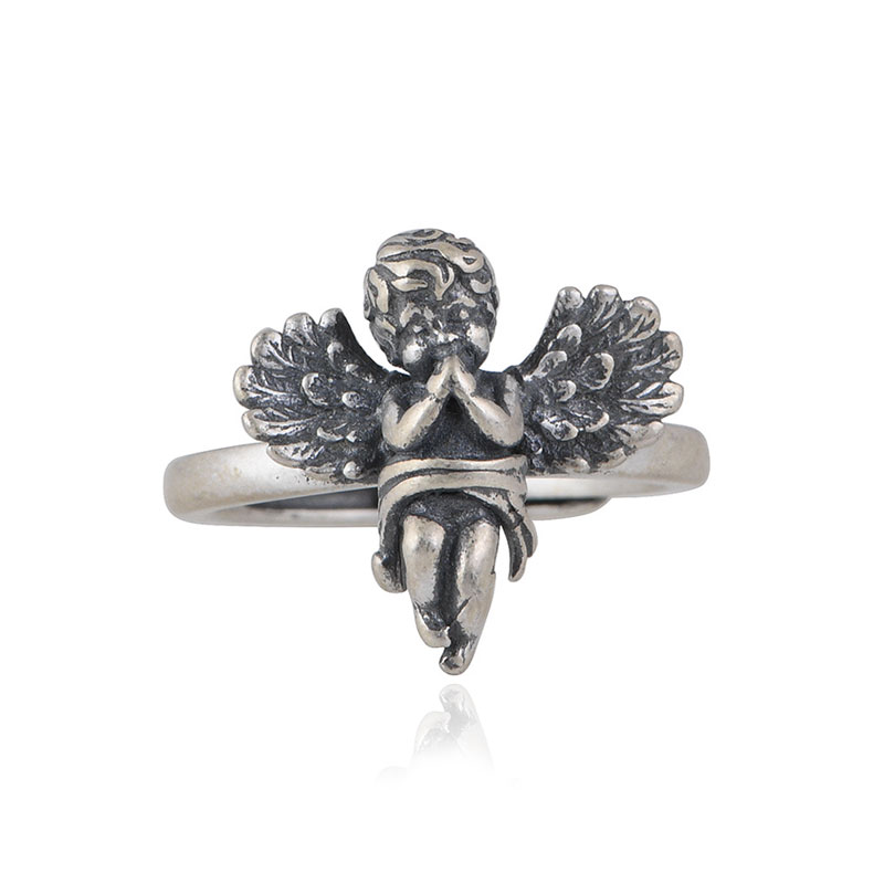 Angel Baby Ring in Sterling Silver (image for) Angel Baby Ring in Sterling Silver