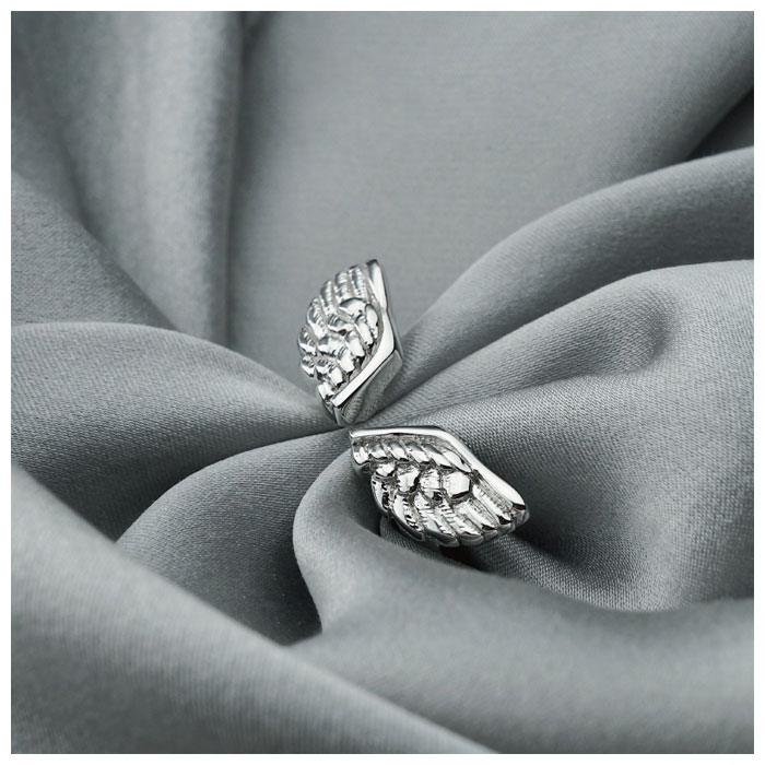 Angel Wings Silver Ring