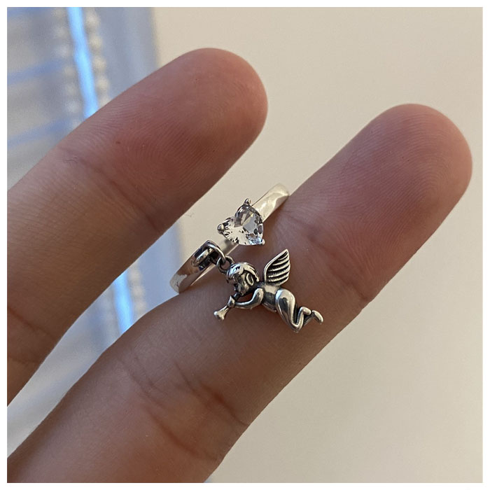 Diamond Angel Ring